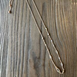 Kendra Scott Gold Necklace with Crystal Details